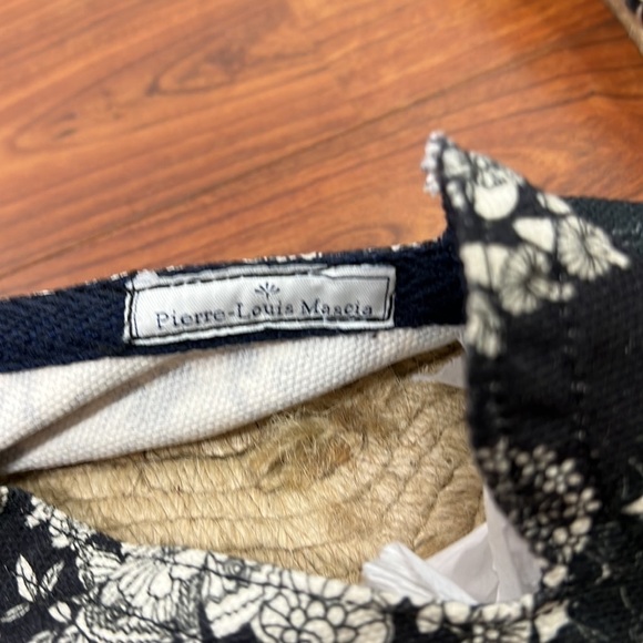 Pierre-Louis Mascis Floral Espadrilles Navy & Cream NWOT - Various Sizes - Picture 5 of 11